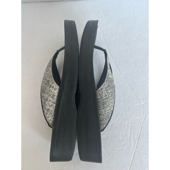 AEROTHOTIC Original Orthotic Comfort Thong Sandal Flip Flops Gray Straps Sz 9 - Picture 5 of 13